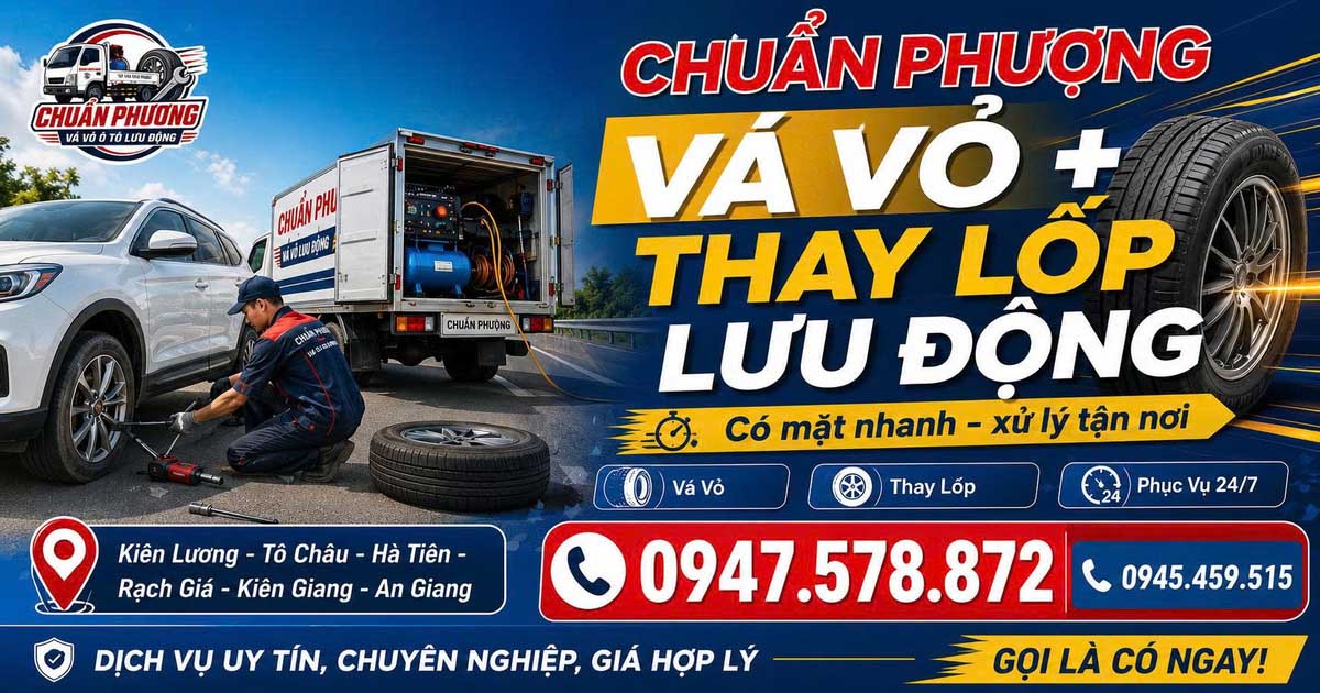 Vá Vỏ Lưu Động Kiên Giang